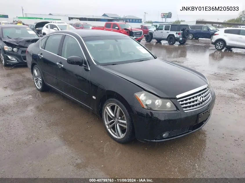 2006 Infiniti M45 Sport VIN: JNKBY01E36M205033 Lot: 40799763