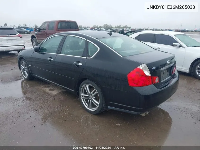 2006 Infiniti M45 Sport VIN: JNKBY01E36M205033 Lot: 40799763