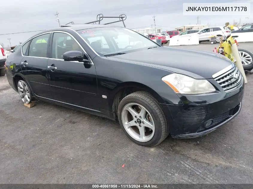 2006 Infiniti M35 VIN: JNKAY01E06M117178 Lot: 40861958