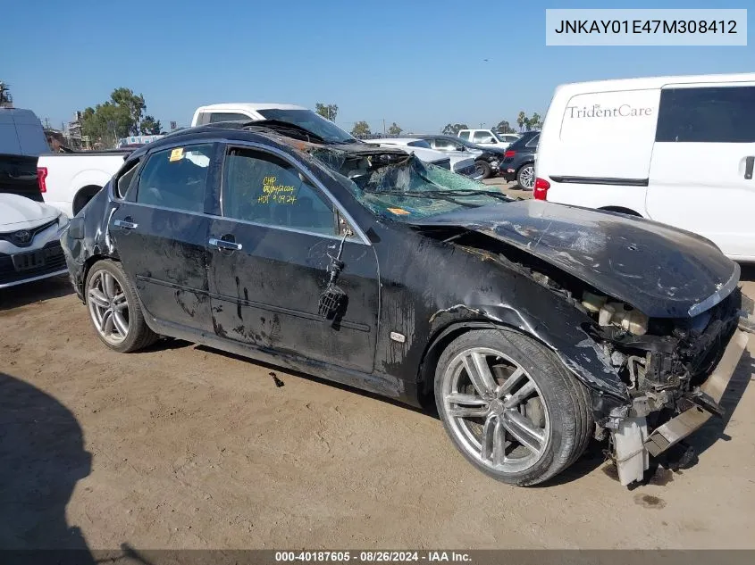 2007 Infiniti M35 Sport VIN: JNKAY01E47M308412 Lot: 40187605