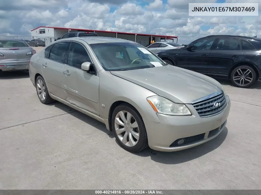 2007 Infiniti M35 VIN: JNKAY01E67M307469 Lot: 40214916