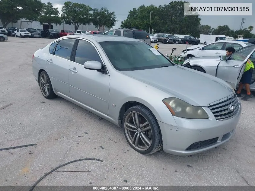 2007 Infiniti M35 Sport VIN: JNKAY01E07M301585 Lot: 40254387