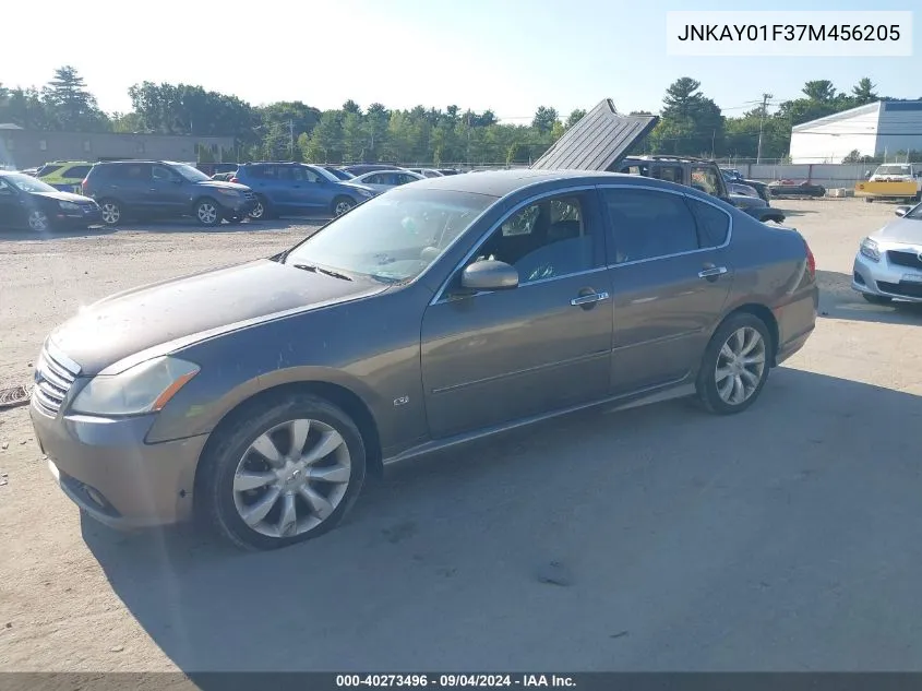 2007 Infiniti M35X VIN: JNKAY01F37M456205 Lot: 40273496