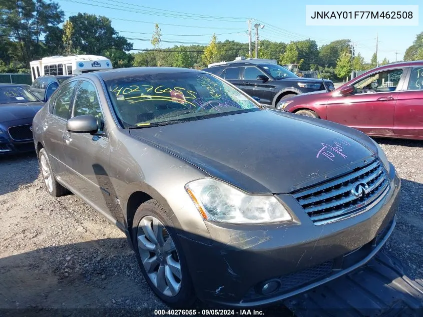 2007 Infiniti M35X VIN: JNKAY01F77M462508 Lot: 40276055