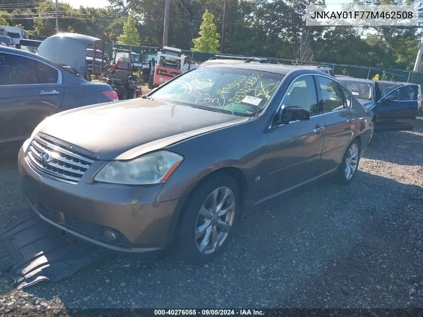 2007 Infiniti M35X VIN: JNKAY01F77M462508 Lot: 40276055