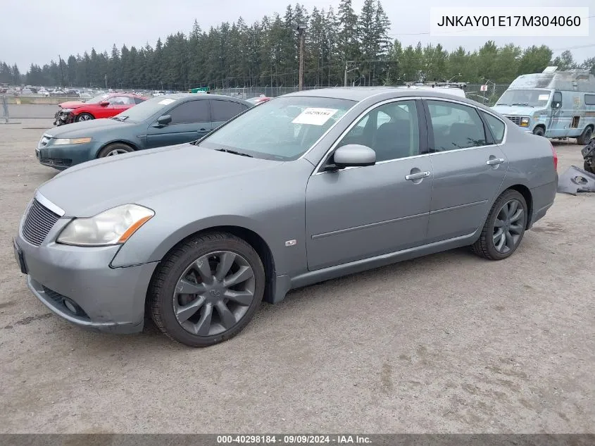 2007 Infiniti M35 VIN: JNKAY01E17M304060 Lot: 40298184