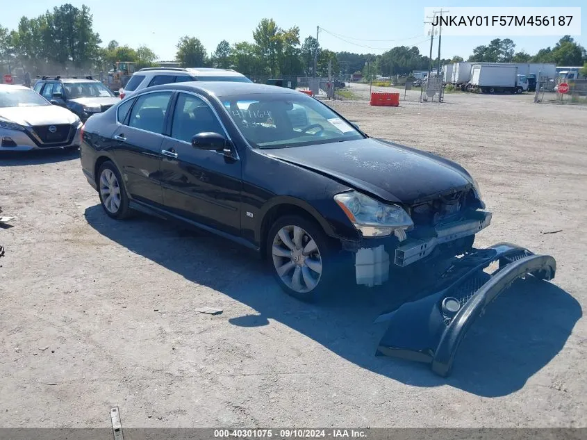 2007 Infiniti M35X VIN: JNKAY01F57M456187 Lot: 40301075