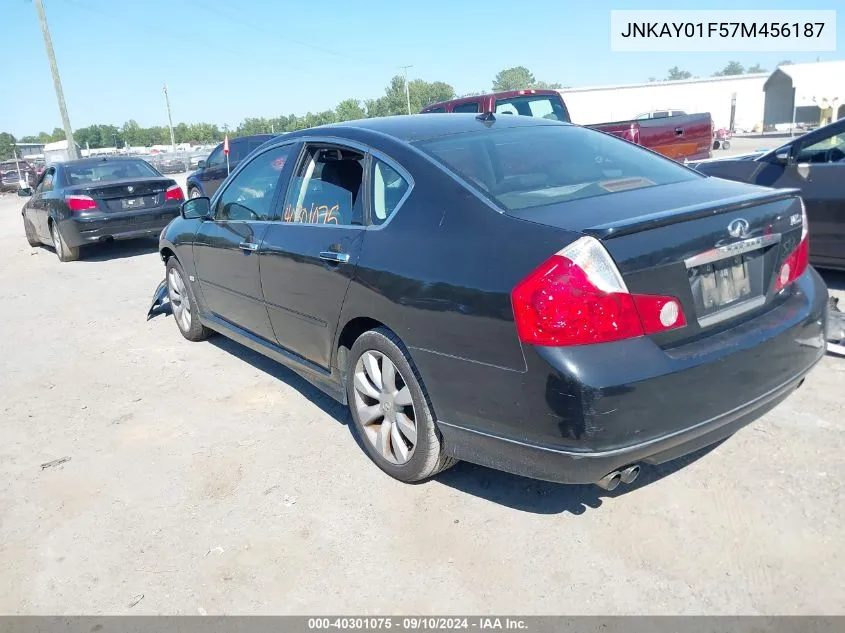 2007 Infiniti M35X VIN: JNKAY01F57M456187 Lot: 40301075