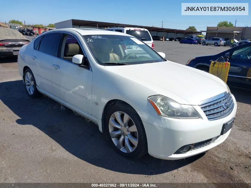 2007 Infiniti M35 VIN: JNKAY01E87M306954 Lot: 40327862