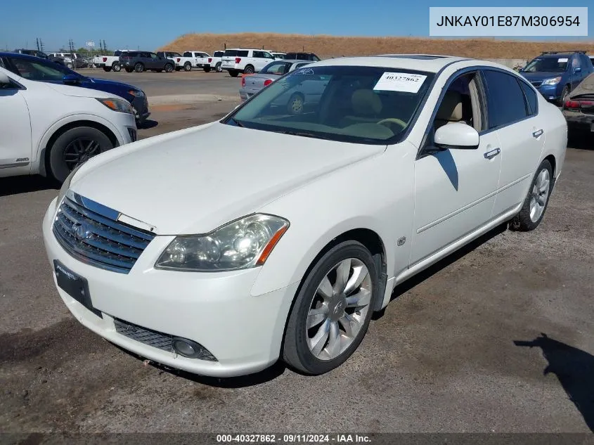 2007 Infiniti M35 VIN: JNKAY01E87M306954 Lot: 40327862