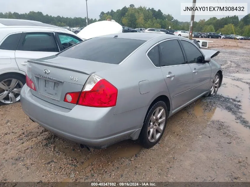 2007 Infiniti M35 VIN: JNKAY01EX7M308432 Lot: 40347592