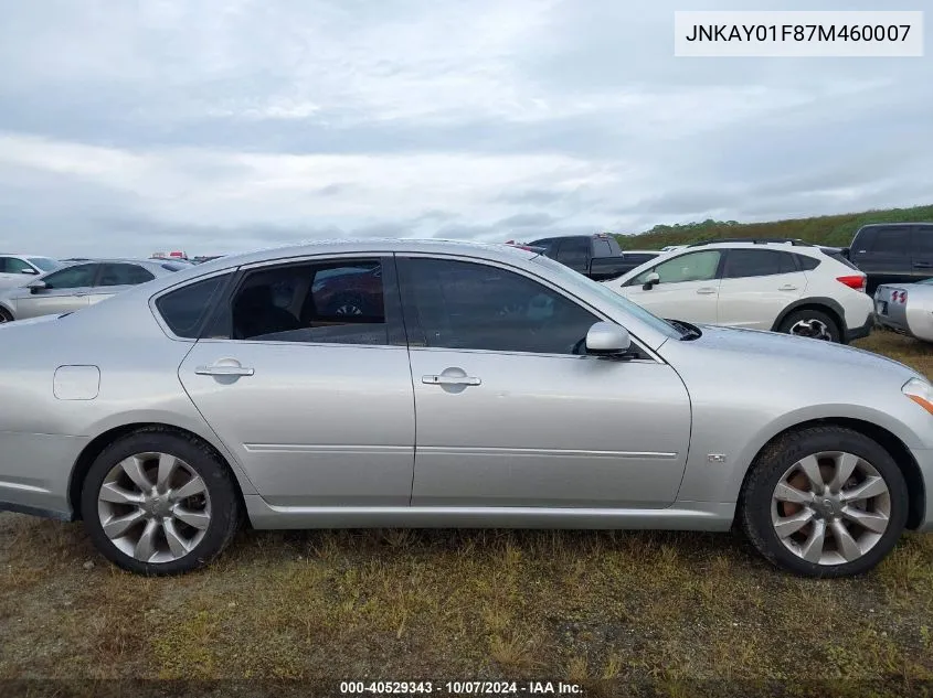 2007 Infiniti M35 Sport VIN: JNKAY01F87M460007 Lot: 40529343