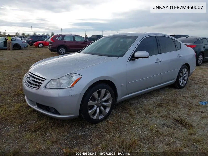 2007 Infiniti M35 Sport VIN: JNKAY01F87M460007 Lot: 40529343