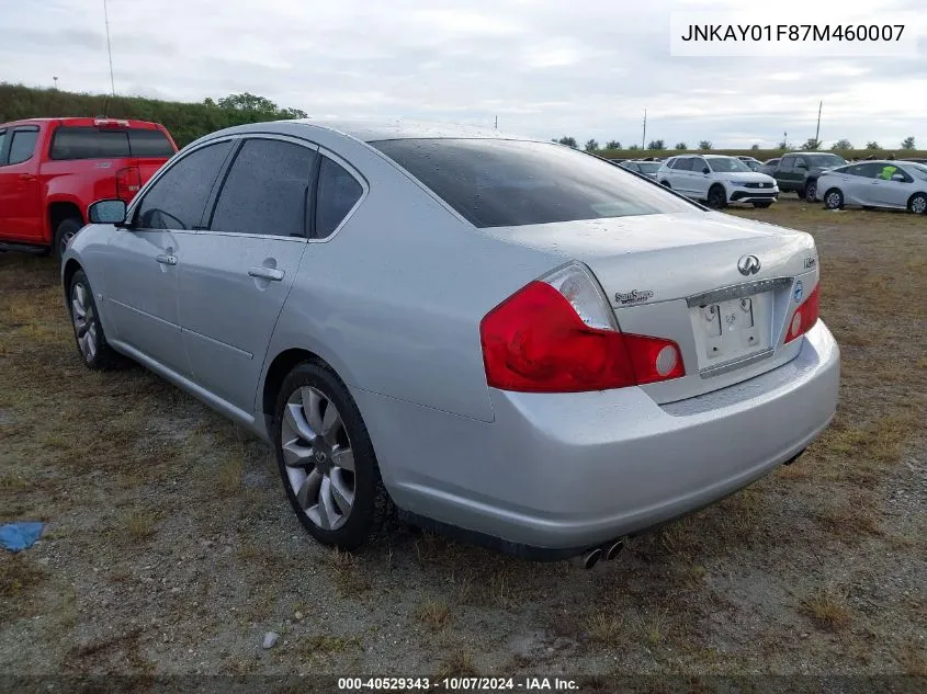 2007 Infiniti M35 Sport VIN: JNKAY01F87M460007 Lot: 40529343