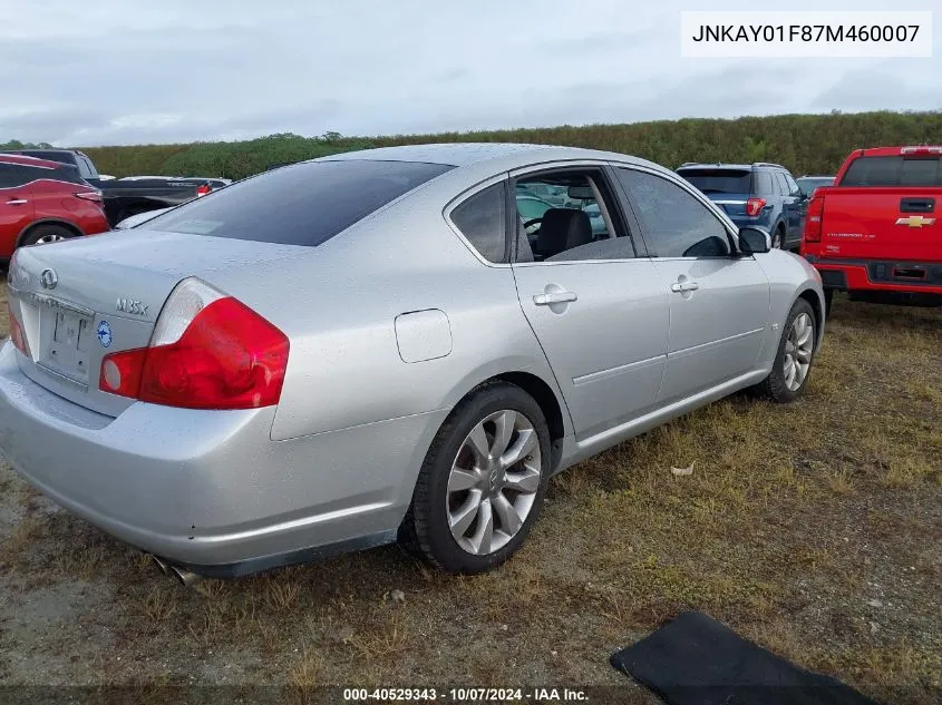 2007 Infiniti M35 Sport VIN: JNKAY01F87M460007 Lot: 40529343