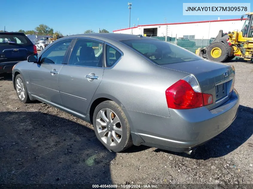 2007 Infiniti M35 Sport VIN: JNKAY01EX7M309578 Lot: 40545009