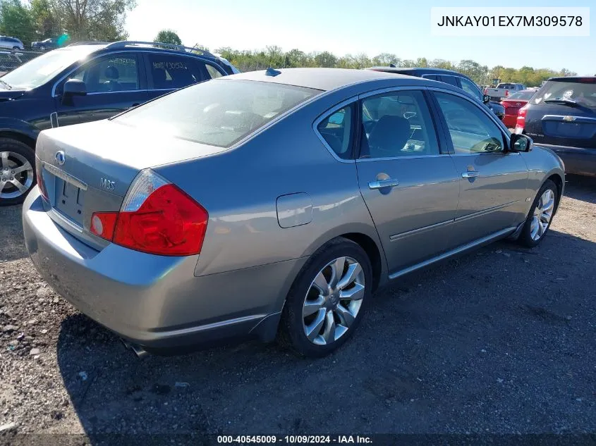 2007 Infiniti M35 Sport VIN: JNKAY01EX7M309578 Lot: 40545009