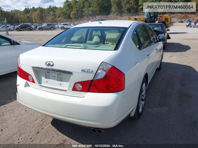 2007 Infiniti M35X VIN: JNKAY01F97M460064 Lot: 40547405