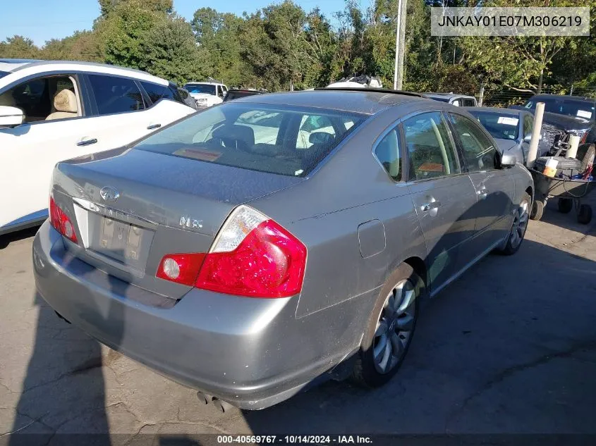 2007 Infiniti M35 Sport VIN: JNKAY01E07M306219 Lot: 40569767