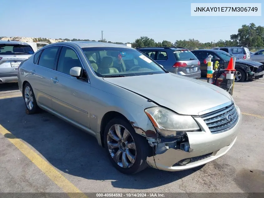 2007 Infiniti M35 VIN: JNKAY01E77M306749 Lot: 40584592