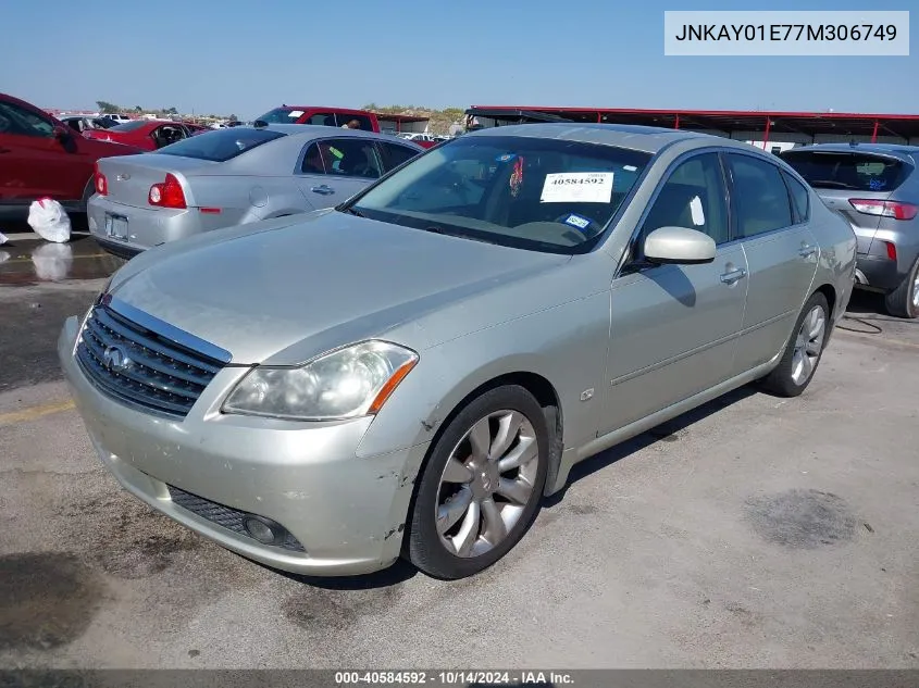 2007 Infiniti M35 VIN: JNKAY01E77M306749 Lot: 40584592