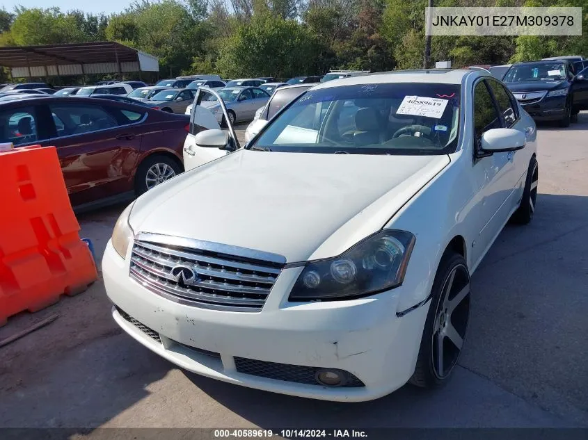 2007 Infiniti M35 Sport VIN: JNKAY01E27M309378 Lot: 40589619