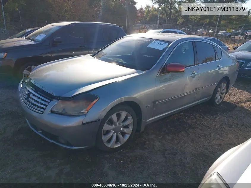 2007 Infiniti M35 VIN: JNKAY01E17M311879 Lot: 40634616