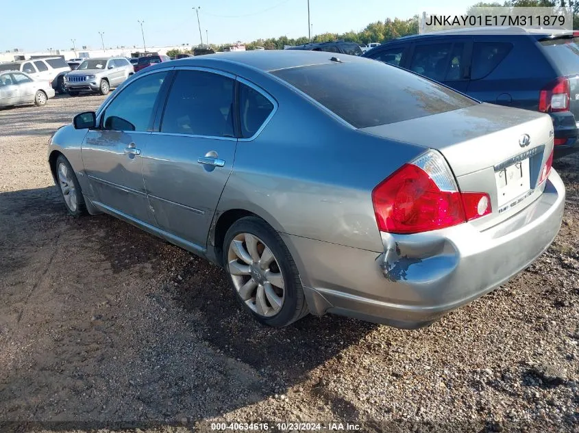 2007 Infiniti M35 VIN: JNKAY01E17M311879 Lot: 40634616