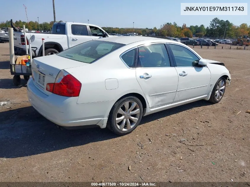 JNKAY01E97M311743 2007 Infiniti M35 Sport