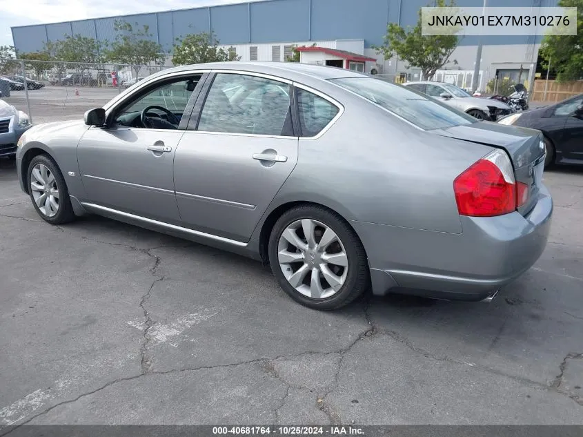 2007 Infiniti M35 VIN: JNKAY01EX7M310276 Lot: 40681764