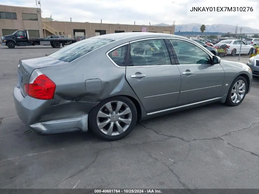 2007 Infiniti M35 VIN: JNKAY01EX7M310276 Lot: 40681764