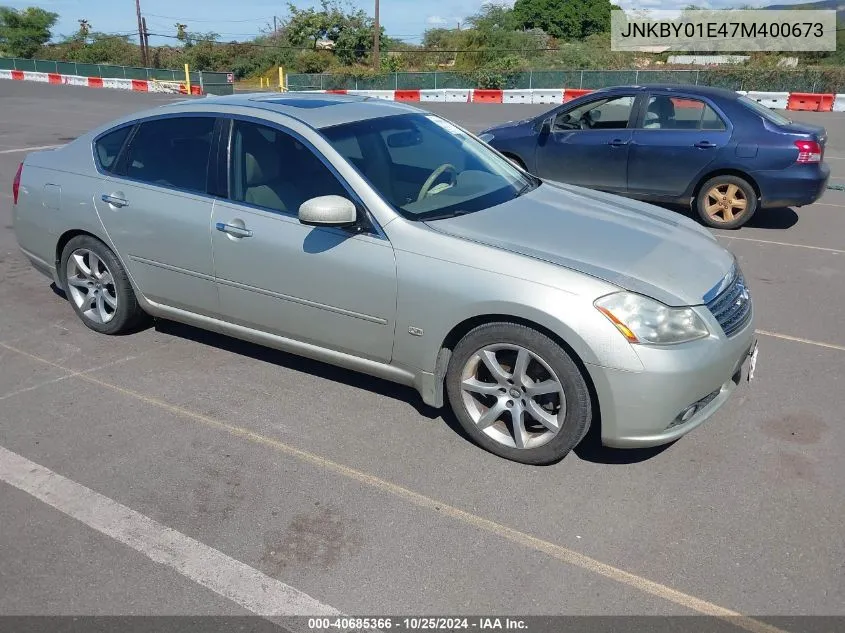 2007 Infiniti M45 VIN: JNKBY01E47M400673 Lot: 40685366