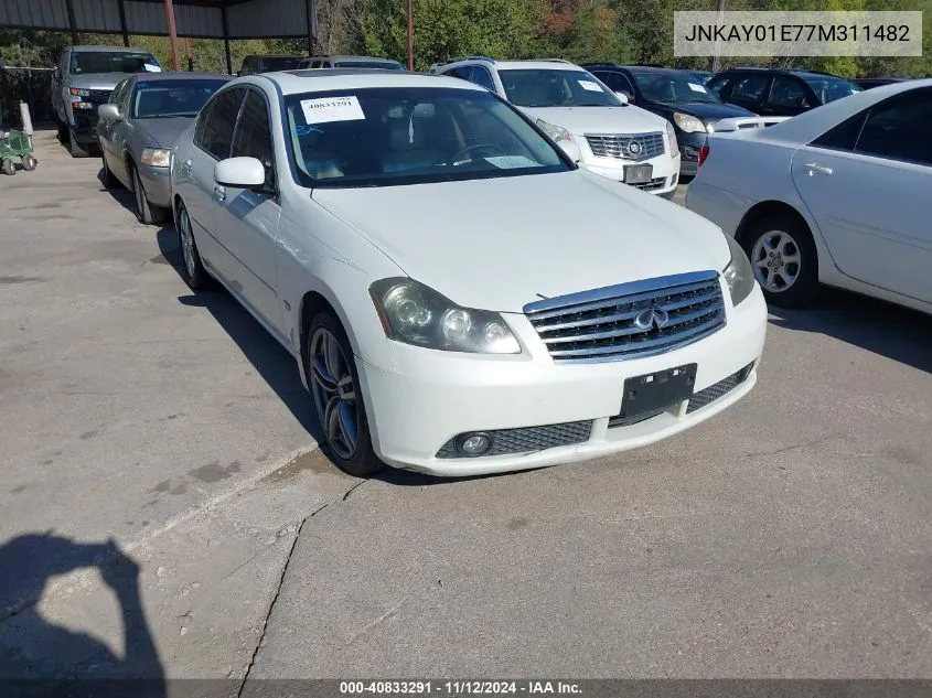 2007 Infiniti M35 Sport VIN: JNKAY01E77M311482 Lot: 40833291