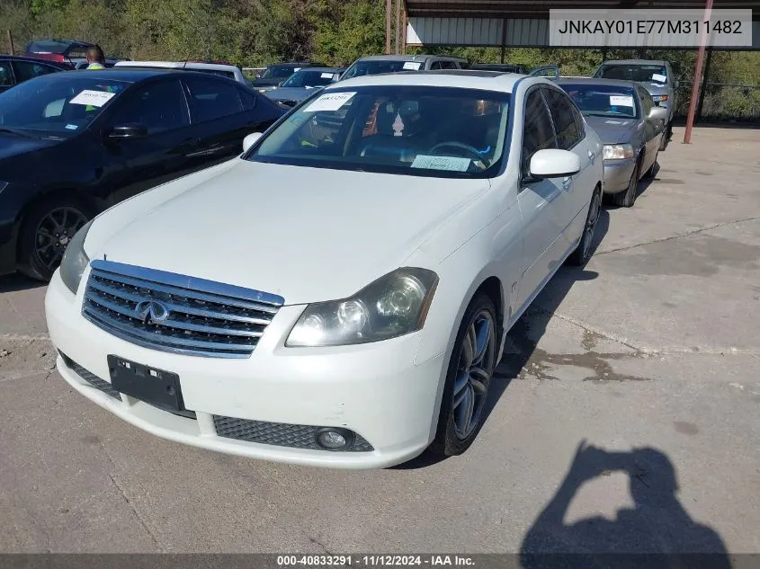 2007 Infiniti M35 Sport VIN: JNKAY01E77M311482 Lot: 40833291