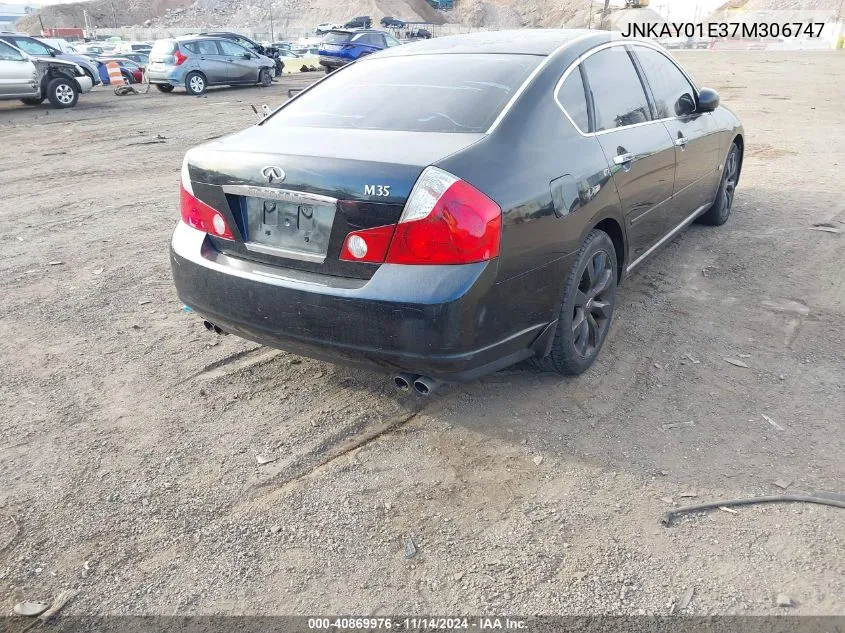 2007 Infiniti M35 VIN: JNKAY01E37M306747 Lot: 40869976