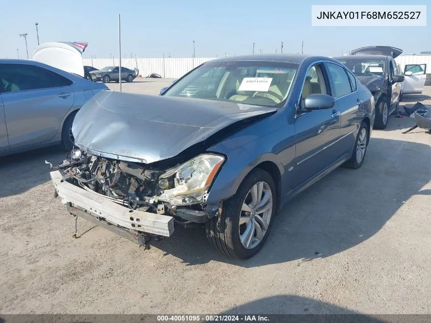 2008 Infiniti M35X VIN: JNKAY01F68M652527 Lot: 40051095