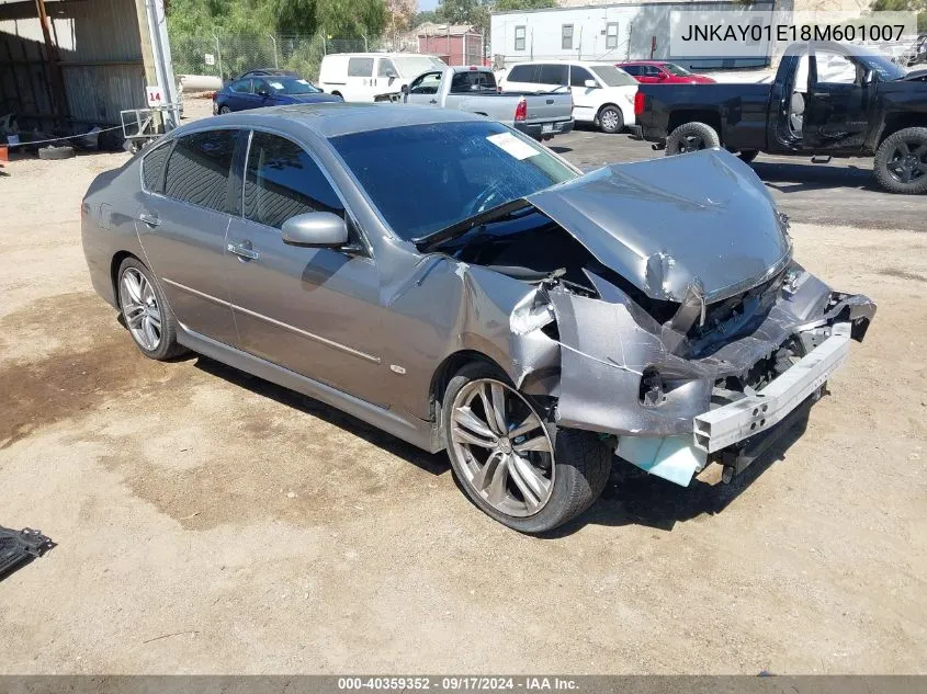 2008 Infiniti M35 VIN: JNKAY01E18M601007 Lot: 40359352