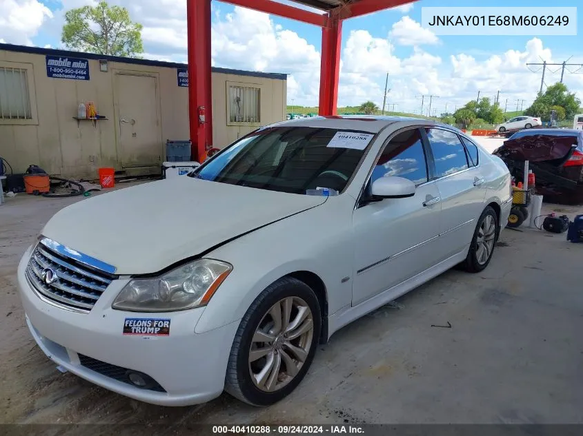 2008 Infiniti M35 VIN: JNKAY01E68M606249 Lot: 40410288