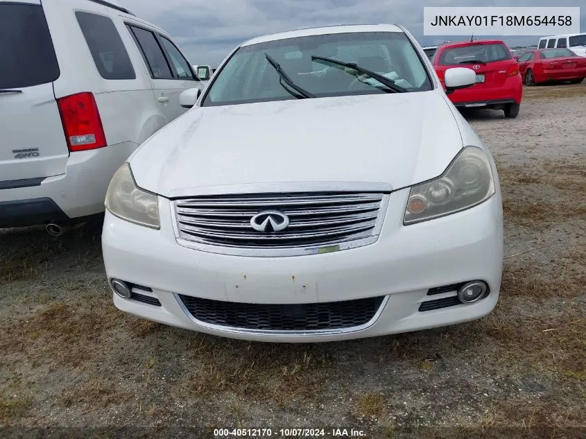 2008 Infiniti M35 Sport VIN: JNKAY01F18M654458 Lot: 40512170