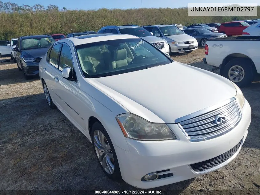 2008 Infiniti M35 Sport VIN: JNKAY01E68M602797 Lot: 40544989