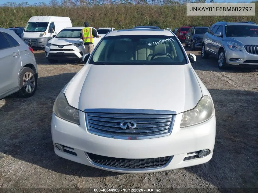 2008 Infiniti M35 Sport VIN: JNKAY01E68M602797 Lot: 40544989