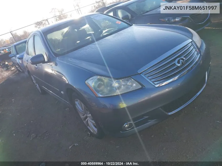 JNKAY01F58M651997 2008 Infiniti M35X