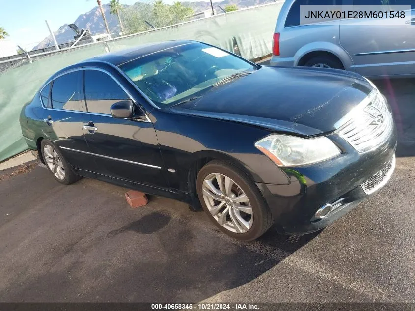 2008 Infiniti M35 VIN: JNKAY01E28M601548 Lot: 40658345