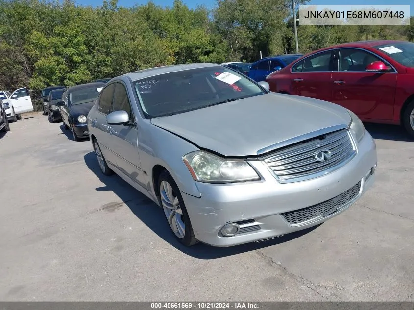 2008 Infiniti M35 VIN: JNKAY01E68M607448 Lot: 40661569