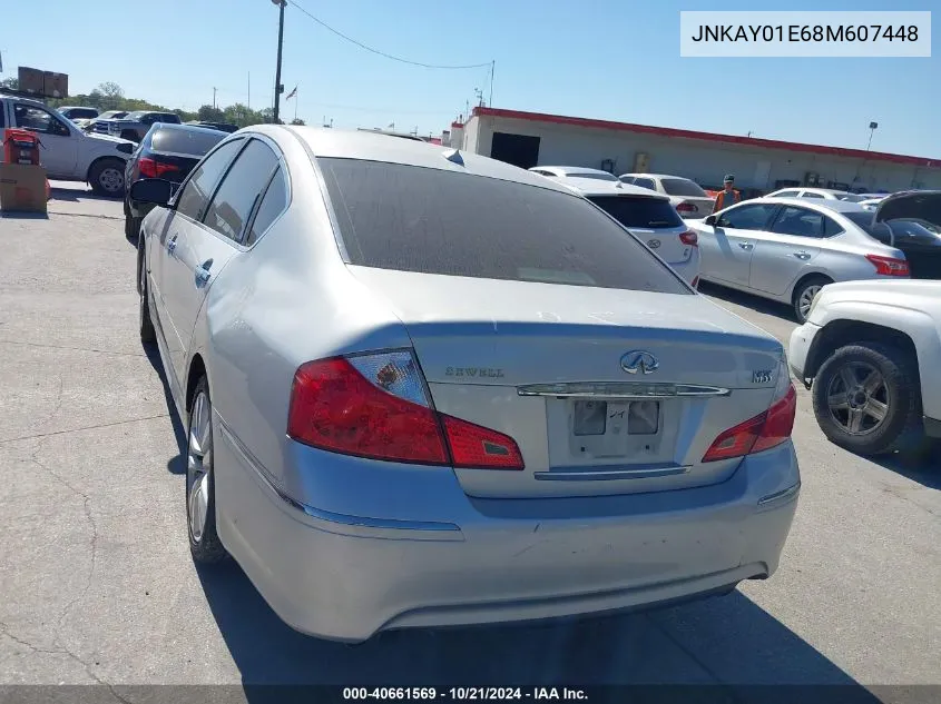 2008 Infiniti M35 VIN: JNKAY01E68M607448 Lot: 40661569