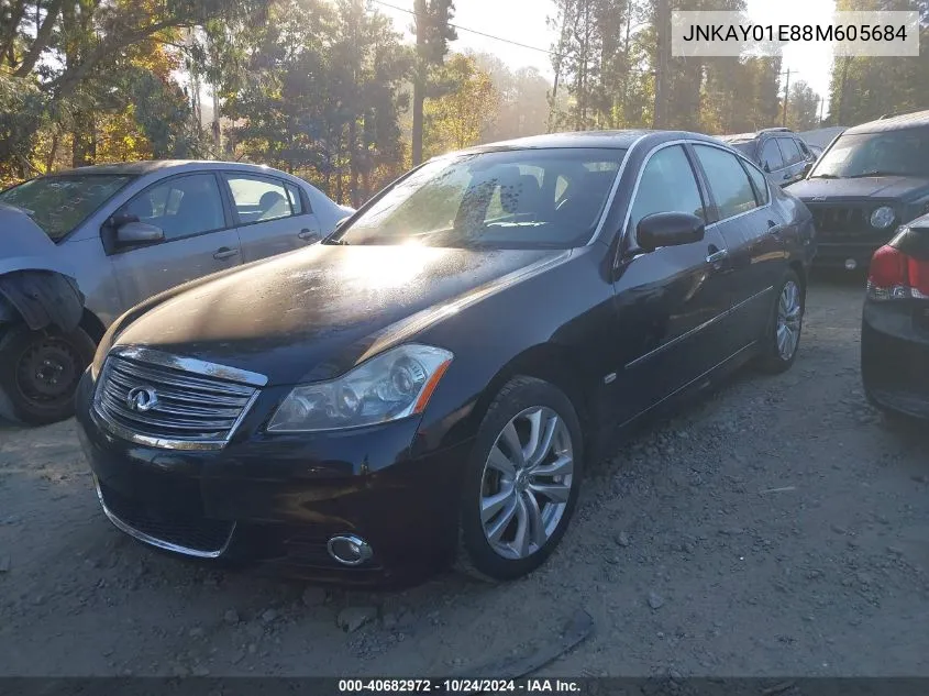 2008 Infiniti M35 Sport VIN: JNKAY01E88M605684 Lot: 40682972