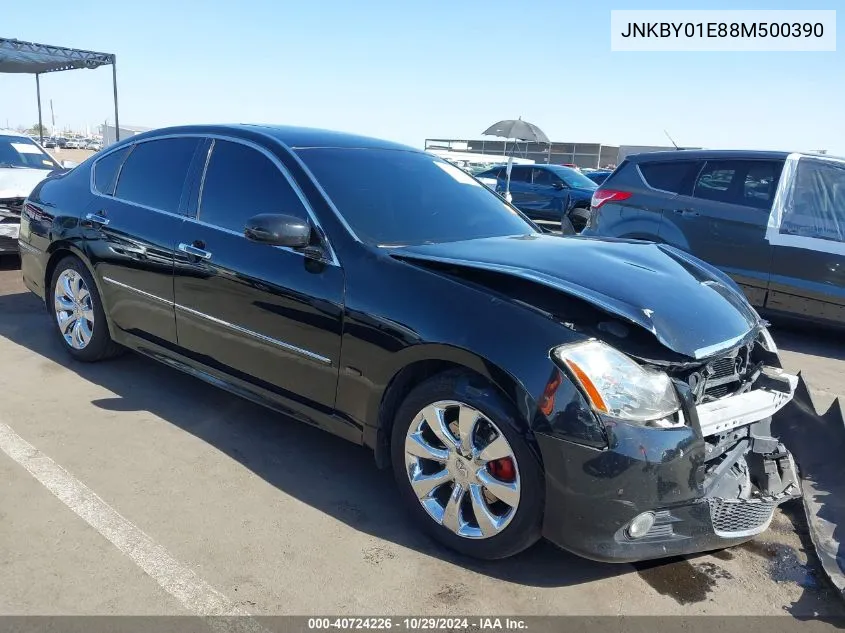 2008 Infiniti M45 VIN: JNKBY01E88M500390 Lot: 40724226