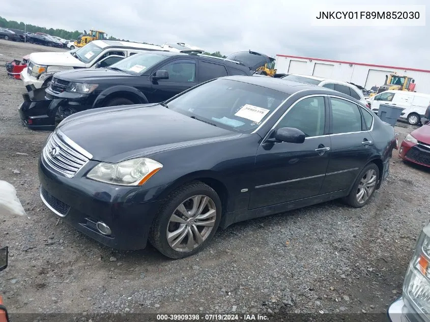 2009 Infiniti M35X VIN: JNKCY01F89M852030 Lot: 39909398