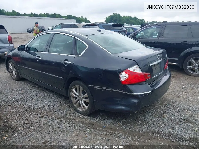 2009 Infiniti M35X VIN: JNKCY01F89M852030 Lot: 39909398