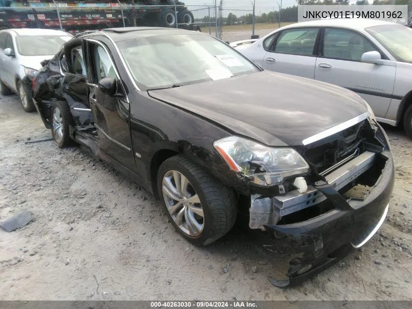 2009 Infiniti M35 Sport VIN: JNKCY01E19M801962 Lot: 40263030